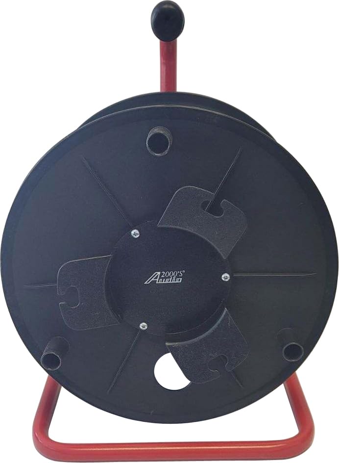 AUDIO 2000'S Audio2000'S ADC271C Deluxe Portable Cable Reel/Cord Reel, Capacity: 720 feet of 6mm Cable/Cord - Image 3
