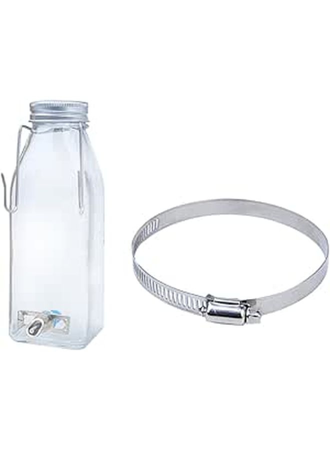 Small Pet Anti Leak Water Dispenser Hanging Bottle For Rabbits Hamsters Gerbils Cage Mount Quiet No Drip Drinking - Image 1