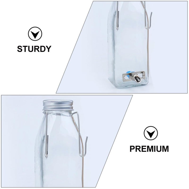 Small Pet Anti Leak Water Dispenser Hanging Bottle For Rabbits Hamsters Gerbils Cage Mount Quiet No Drip Drinking - Image 4