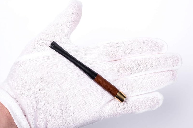 Dr Watson Dr. Watson - 3.9" Short Wooden Cigarette Holder, fits Regular Cigarettes, Smooth Finish, Handmade - Image 5