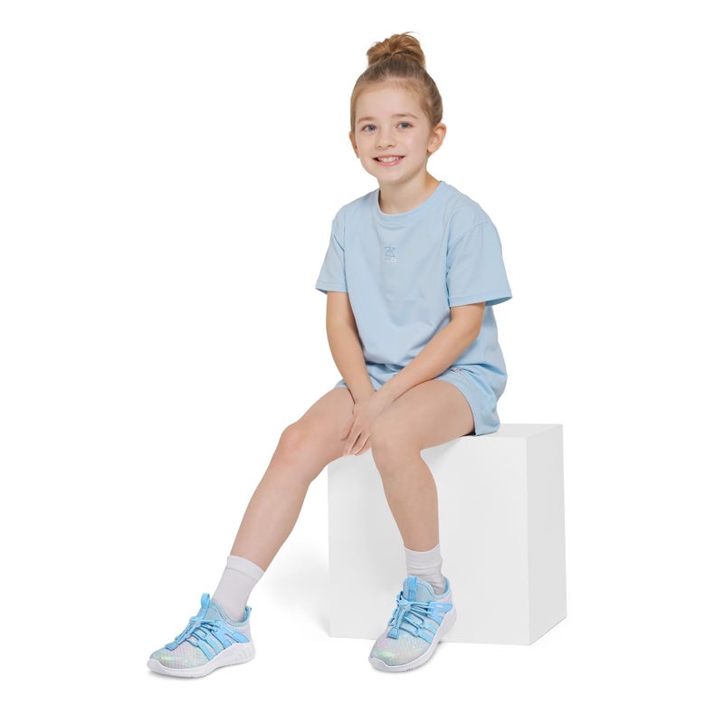 RUNSIDE Girls Tennis Shoes Lightweight Sports Kids Sneakers Lace-up for Running/Walking, Toddler/Little Kid/Big Kid - Image 2