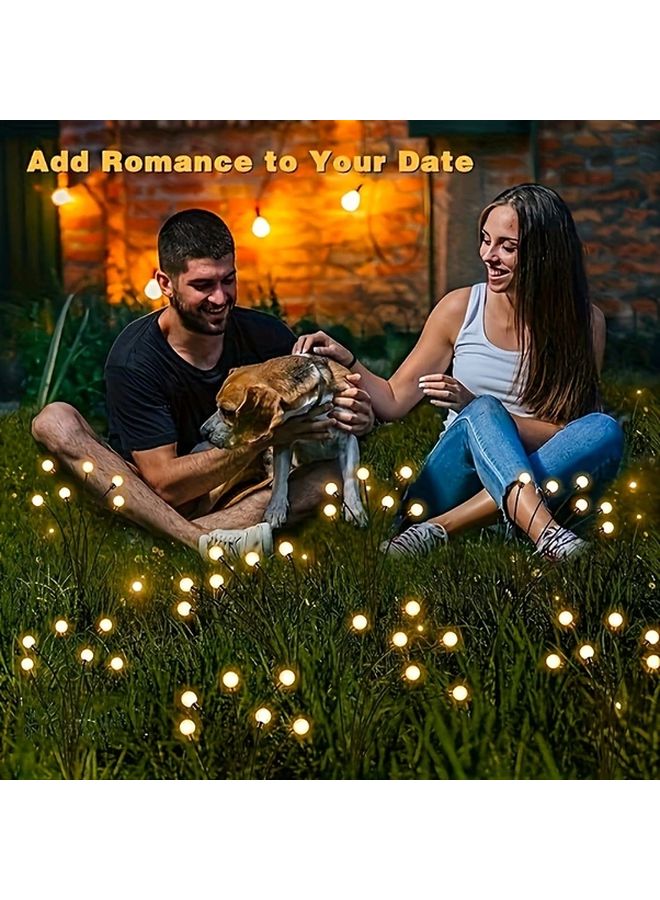 Solar Firefly Lights 6LED Warm White 2 Modes Outdoor Garden Decor - Image 5