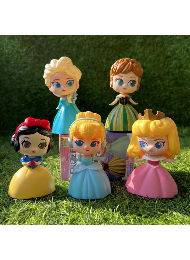 Children's Year Spring Festival Snow White Elsa Cindy Iloana Dancing Chain Coil Doll Girls Gift-Height:Rotating Dance Doll (dimensions Are Available In The Picture)  - Image 1