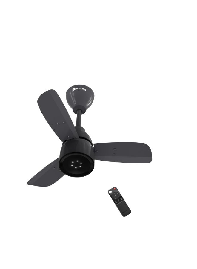 atomberg Renesa Enzel 600mm Newly Launched BLDC Ceiling Fan with Remote | BEE 5 star | High Air Delivery | LED Speed Indicator | Low Noise | Sleek Design | Power Saving | 3 Year Warranty | Pebble Grey - Image 1