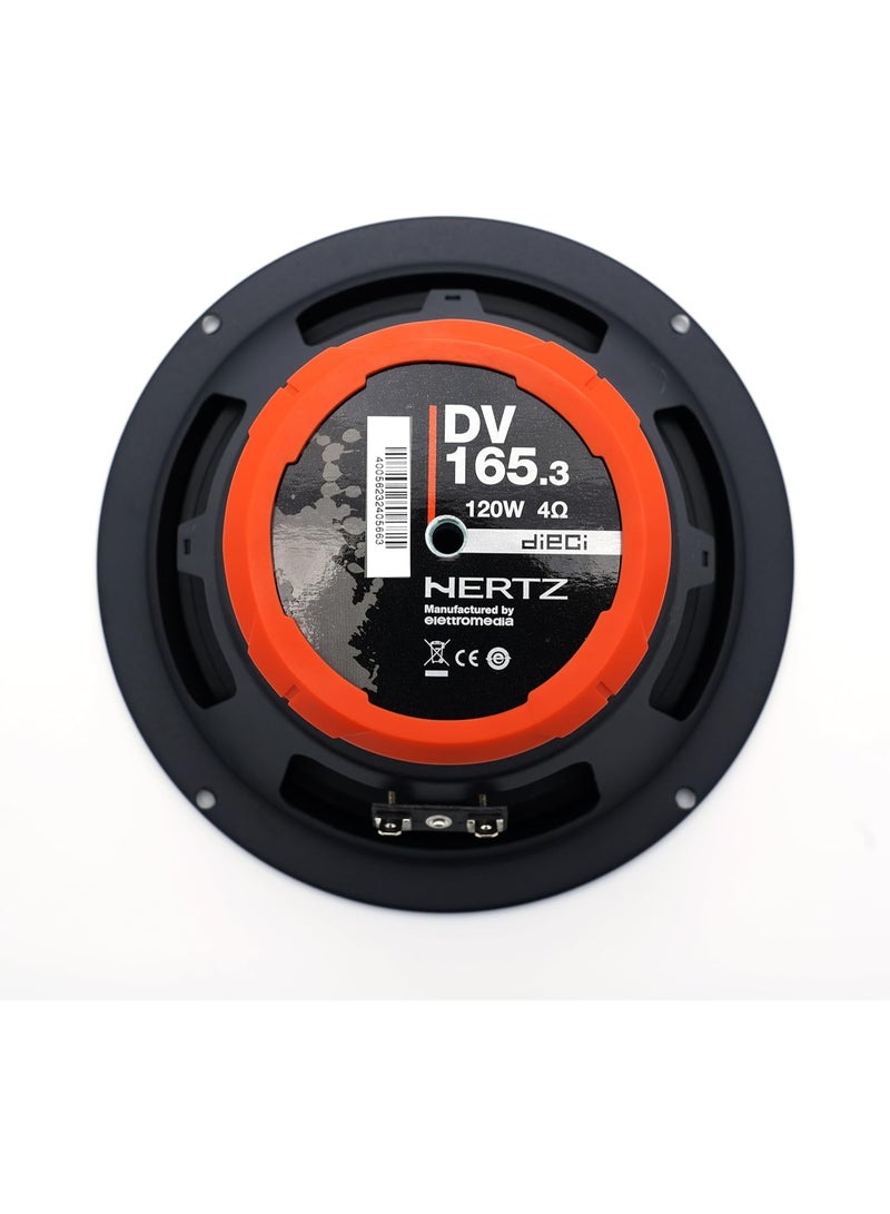 هيرتز نظام مكبرات صوت Audio DSK 165.3 ثنائي الاتجاه من سلسلة Dieci، مقاس 6-1/2 بوصة - Image 4