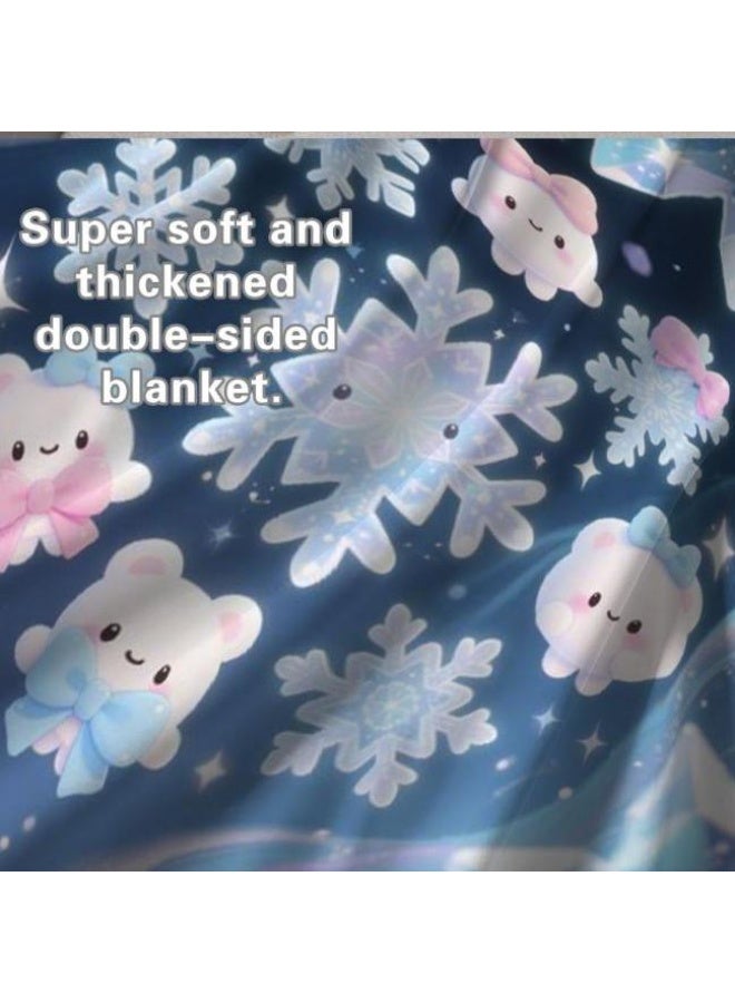 عام Wisdom Fairy (أحدث) بطانية رقيقة من الفانيلا (دافئة ومريحة، ومناسبة للنوم، واستخدام اللعبة، وإزالة الغبار والرمل) 150 سم * 200 سم - 78 - Image 5