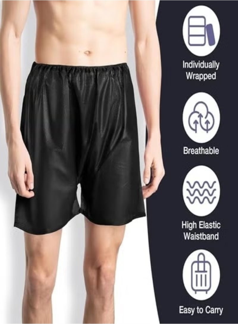 Elite 50pcs Disposable Shorts for Mens Boxer Massage Spa Spray Tanning Travel Medical Exam Treatments Hospital Stay, Elastic Waist, Lightweight Durable Comfortable ,70CM*45CM - Image 3