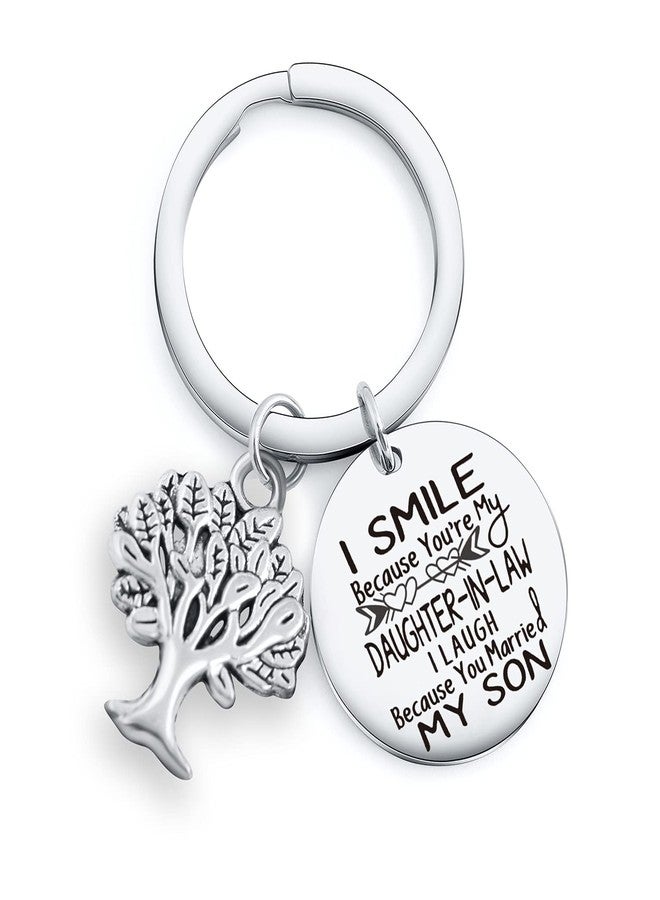 Nothers RSZOTW Daughter In Law Birthday Keychain From Mother, DIL Gifts For Future Daughter In Law Jewelry, Mothers Day Keychain For Bridal Jewelry - Image 1