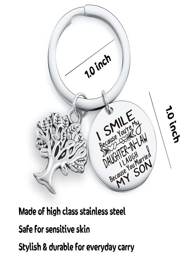 Nothers RSZOTW Daughter In Law Birthday Keychain From Mother, DIL Gifts For Future Daughter In Law Jewelry, Mothers Day Keychain For Bridal Jewelry - Image 2