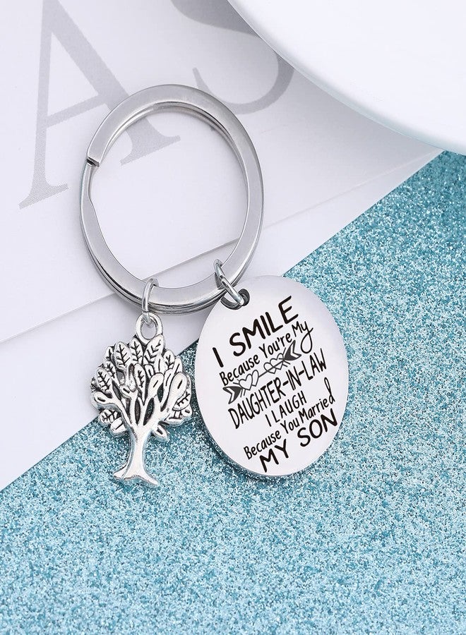 Nothers RSZOTW Daughter In Law Birthday Keychain From Mother, DIL Gifts For Future Daughter In Law Jewelry, Mothers Day Keychain For Bridal Jewelry - Image 3