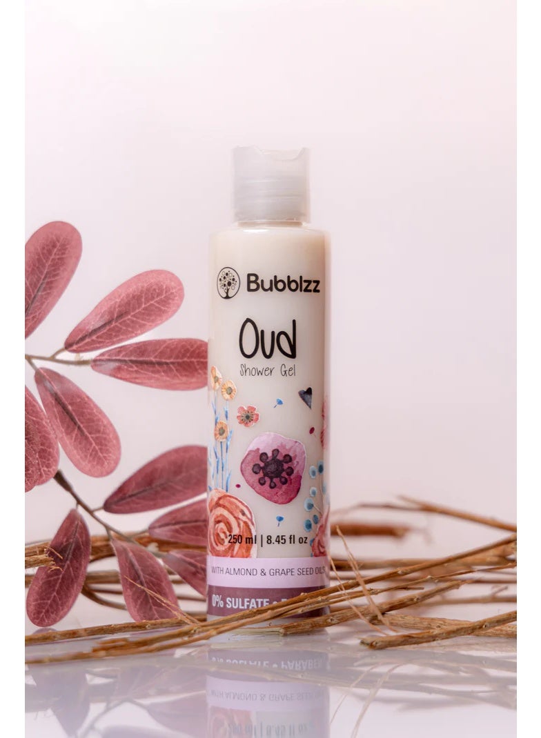 Bubblzz Oud Shower Gel - 250 ml - Image 2