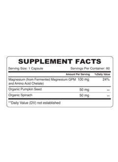 Organic Earth Magnesium 60 Capsules - pzsku/ZB7633A2E450204D950EFZ/45/_/1732188533/c353390f-3136-4b58-9e62-f87bf8e8df42