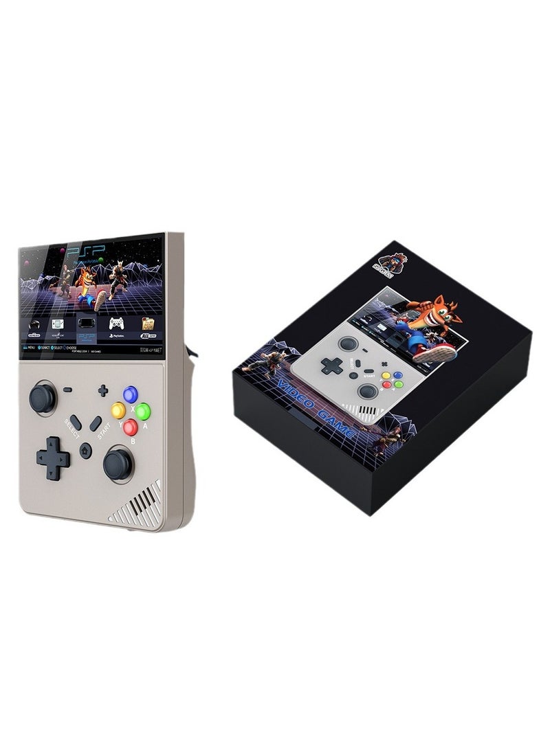 R43 Pro handheld game machine-4.3 IPS screen Android EmuELEC system game player Cortex-A17 CPU with 20000+ classic games (128G)