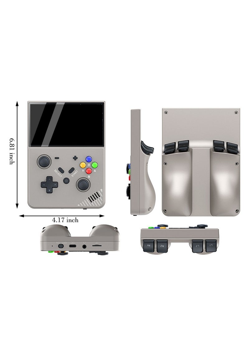 R43 Pro handheld game machine-4.3 IPS screen Android EmuELEC system game player Cortex-A17 CPU with 20000+ classic games (128G)