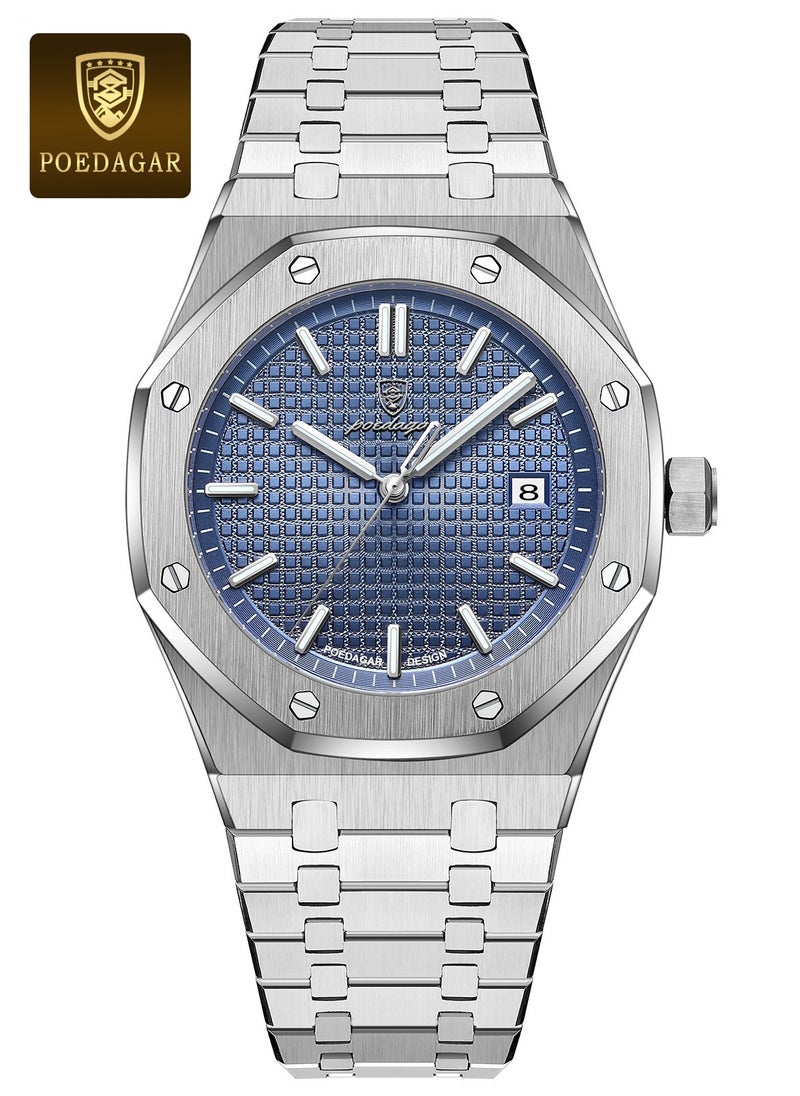 POEDAGAR Man Watch Waterproof Luminous Men's Watch Quartz，Men's Wrist Watches  - Image 1