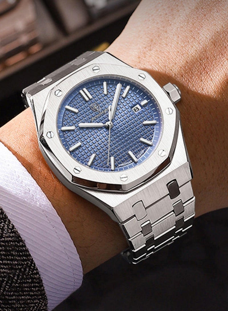 POEDAGAR Man Watch Waterproof Luminous Men's Watch Quartz，Men's Wrist Watches - Image 2