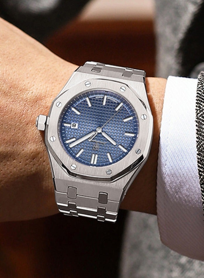 POEDAGAR Man Watch Waterproof Luminous Men's Watch Quartz，Men's Wrist Watches - Image 3