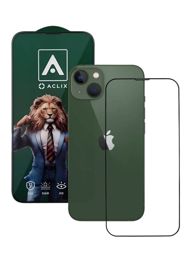ACLIX Antistatic ESD Dustproof Premium Quality High Definition Tempered Glass Screen Protector Designed For  iPhone 13 - Image 1