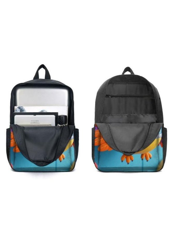 واضح من النار مساعد جيد للسفر اللطيف! مجموعة من ثلاث قطع من حقائب الرسوم المتحركة الحصرية للأطفال والمراهقين، خفيفة ومريحة (يمكن للطلاب والأطفال والأصدقاء استخدامها في النزهات ورياضات تسلق الجبال والذهاب إلى المدرسة وما إلى ذلك) - 65 - Image 4