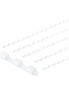 ATLAS 100-Piece Plastic Binding Combs 8mm Width White  - Image 2