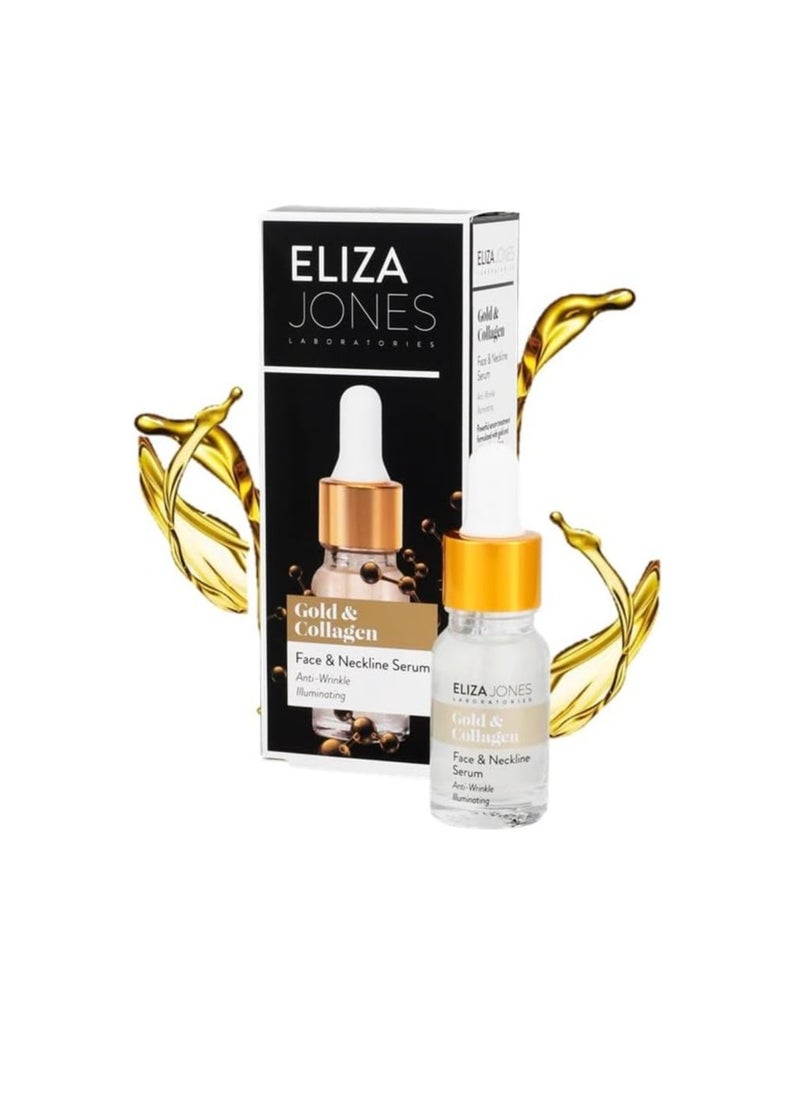 Eliza Jones Serum for Face and Neckline Gold and Collagen Anti Wrinkle 