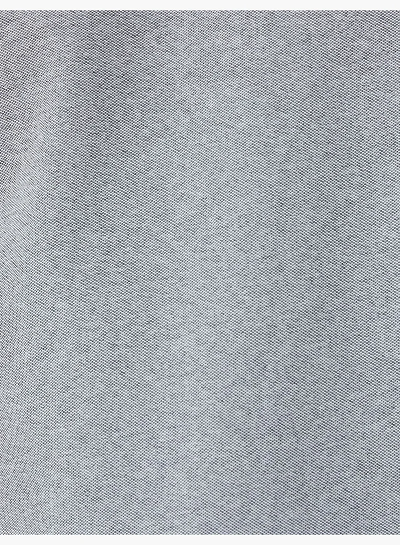 KOTON Slogan Printed T-Shirt Crew Neck Short Sleeve Slim Fit