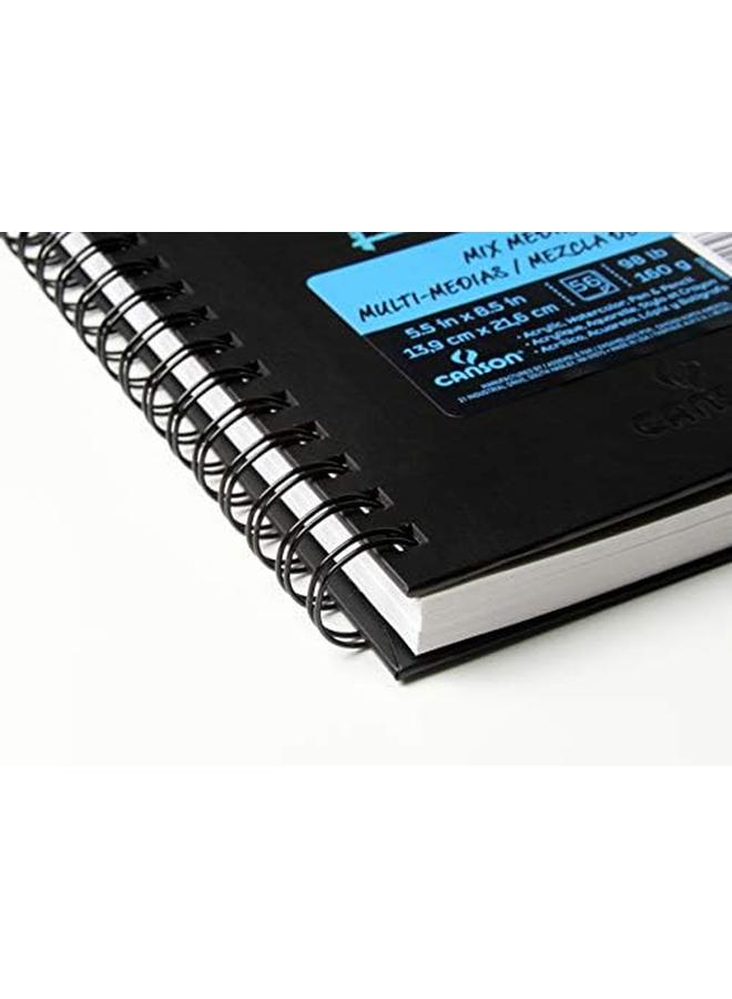 كانسون كتاب ميكس ميديا XL أسود، 5 × 8 بوصة - Image 3