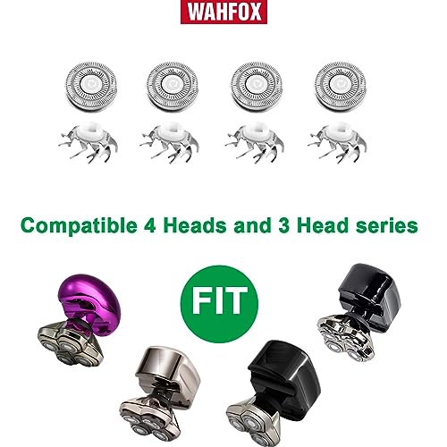 WAHFOX 8 pcs Shaver Replacement Blades for Skull Shaver Pitbull Replacement Blades for Carver Pitbull Gold PRO/Platinum PRO/Silver PRO Pitbull Gold Replacement Heads… - Image 2