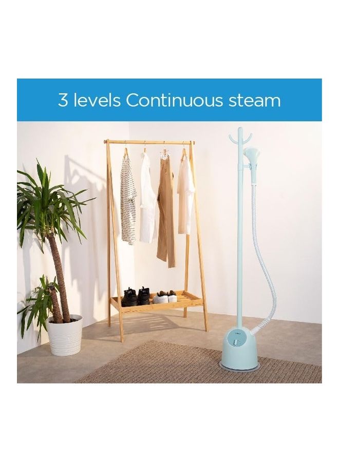 Midea Garment Steamer With 1500W Power, Large Water Tank, 3 Levels 30G/Min Continuous Steam, 9 Hole Front Point, Powerful Freestanding Fabric Steamer, Good For Home & Business 1.5 L 1785 W YGJ15Q1W Sky - Image 3
