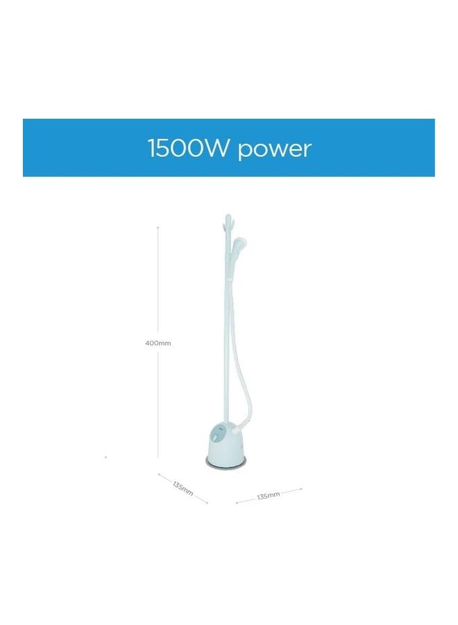 Midea Garment Steamer With 1500W Power, Large Water Tank, 3 Levels 30G/Min Continuous Steam, 9 Hole Front Point, Powerful Freestanding Fabric Steamer, Good For Home & Business 1.5 L 1785 W YGJ15Q1W Sky - Image 2