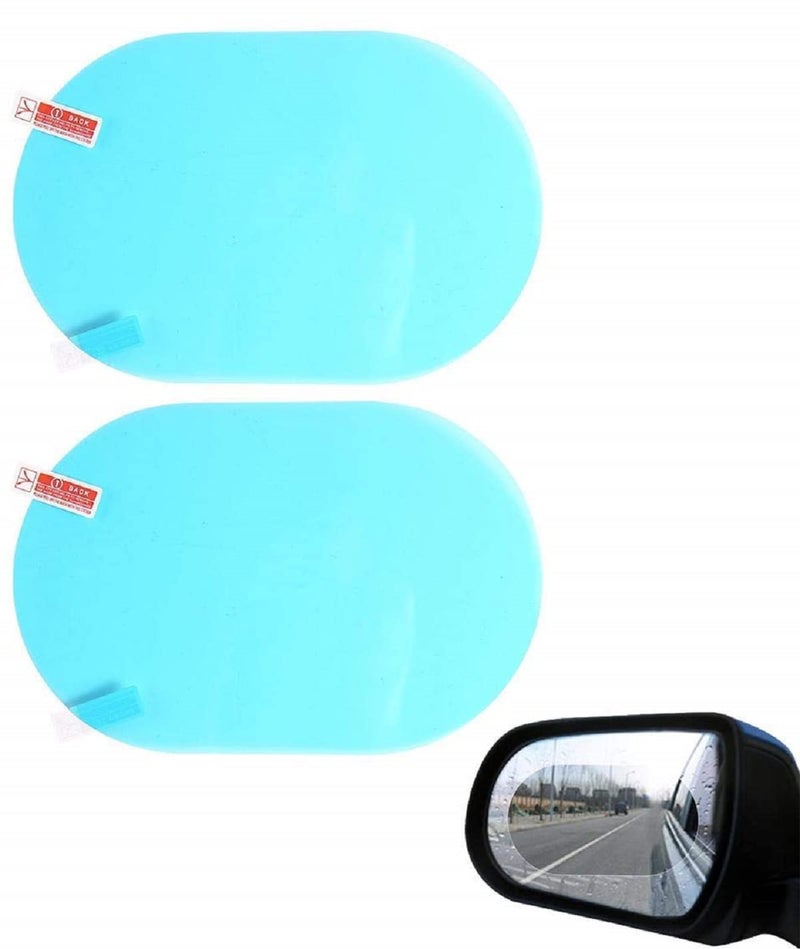 Aksmit Anti Fog Film Car Rear View Mirror,Anti-Water, Safe Driving, Anti-Fog, Waterproof Oblong Rearview Side forMirror Protective Film for Tata Safari - Image 5