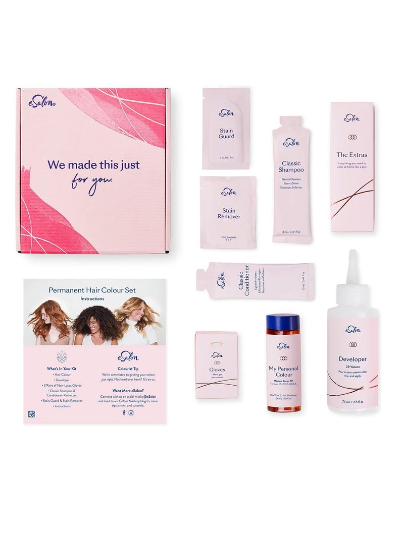 esalon Permanent Hair Colour Set 9x Allure Award Winning 100 Grey Coverage At home Hair Colour 0 Ammonia Multi dimensional Hair Dye Professional grade Hair Colour - Image 2