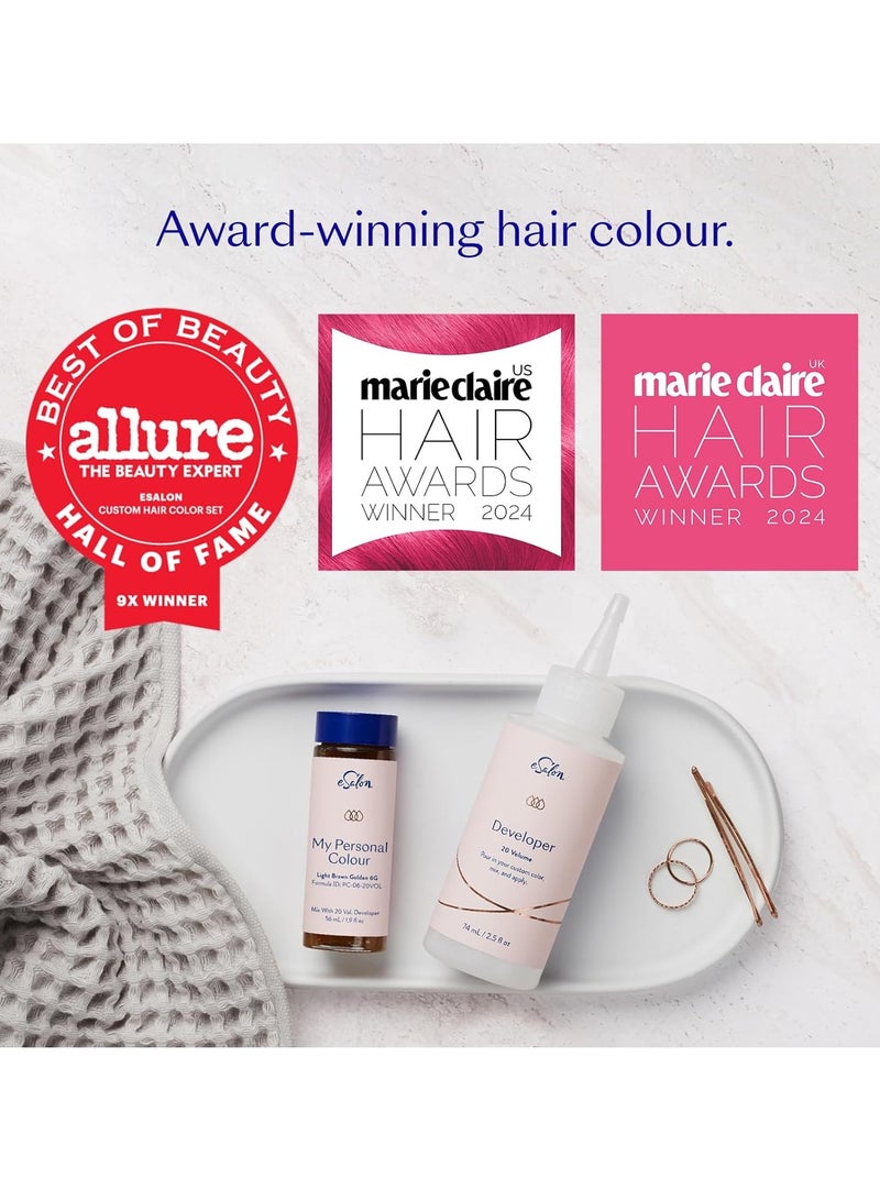 esalon Permanent Hair Colour Set 9x Allure Award Winning 100 Grey Coverage At home Hair Colour 0 Ammonia Multi dimensional Hair Dye Professional grade Hair Colour - Image 3