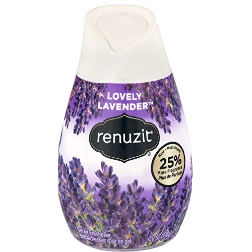Renuzit Gel Solid Air Freshener, Lovely Lavender Scent, Nonstop Freshness, 12 Total Air Freshener Cones, Brand is Renuzit. - Image 5