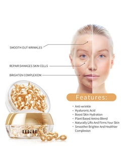 HKH HKH Vitamin C Super Serum for Face - Anti Aging Facial Serum with Vitamin E, Vit C Serum Capsule with Niacinamide for Women, Dark Spots Remover for Face, Even Skin Tone, Reduce Wrinkles, Moisturise  - Image 2