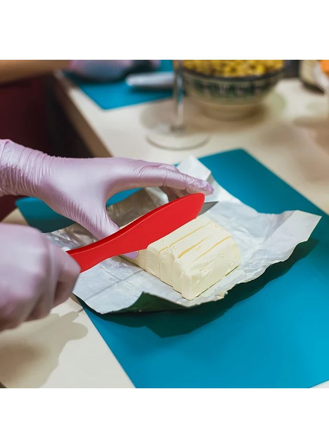 6 Pack Blue Cream Spatula Non Sticky Butter Spreader Cake Scraper Kitchen Baking Tool - Image 5