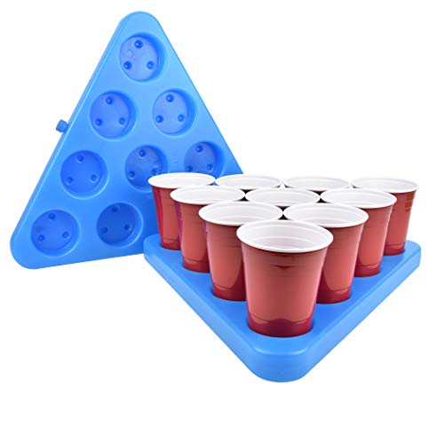 GoPong N-Ice Rack Freezable Beer Pong Rack Set, Includes 2-Racks, 3-Balls and Rules - Image 1