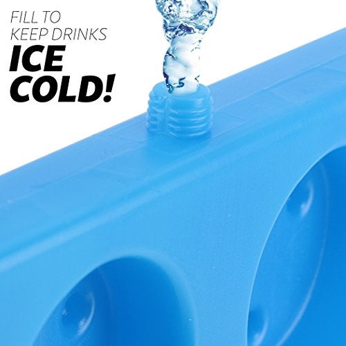 GoPong N-Ice Rack Freezable Beer Pong Rack Set, Includes 2-Racks, 3-Balls and Rules - Image 2