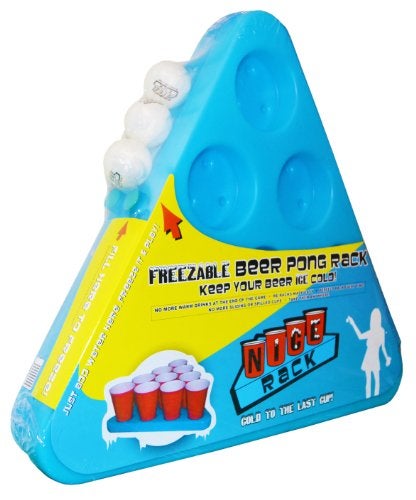 GoPong N-Ice Rack Freezable Beer Pong Rack Set, Includes 2-Racks, 3-Balls and Rules - Image 3