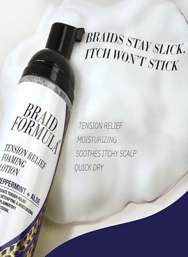 إيبن نيويورك لوشن رغوي لتخفيف شد الضفائر من إيبين نيويورك، برائحة النعناع والصبار، 100 مل (3.38 أونصة سائلة). يغذي ويرطب، ويسهل تصفيف الضفائر، ويتحكم في التجعد. - Image 2