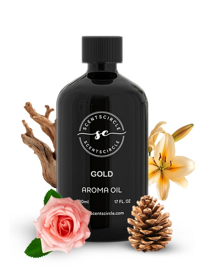 Scentscircle Gold Aroma Diffuser Oil 500ml | Premium Long-Lasting Fragrance - Image 1