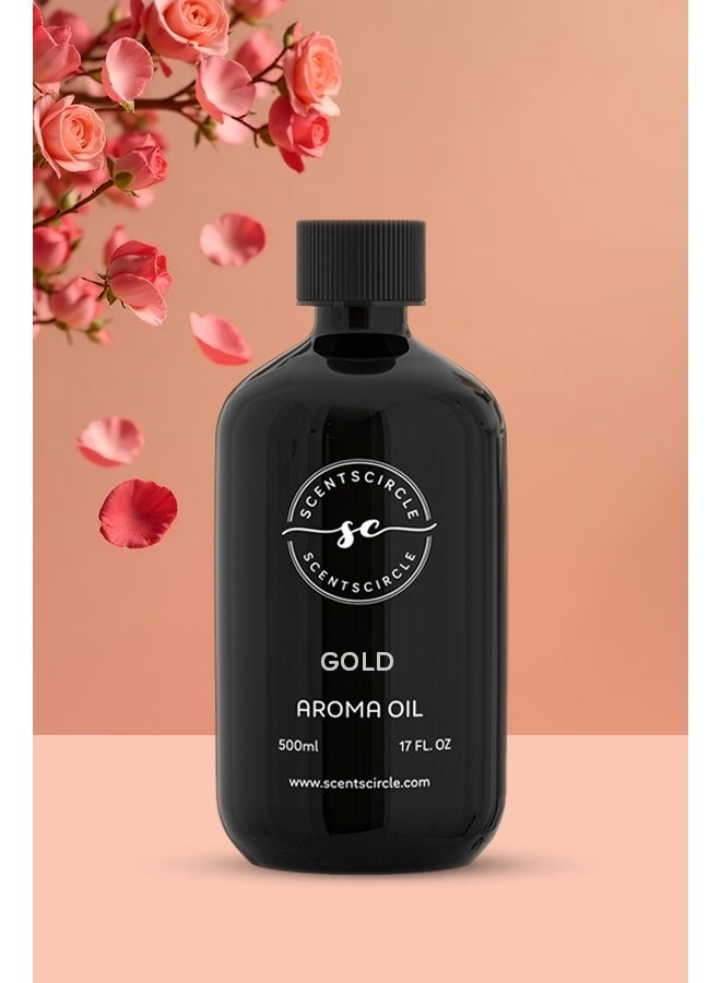 Scentscircle Gold Aroma Diffuser Oil 500ml | Premium Long-Lasting Fragrance - Image 5