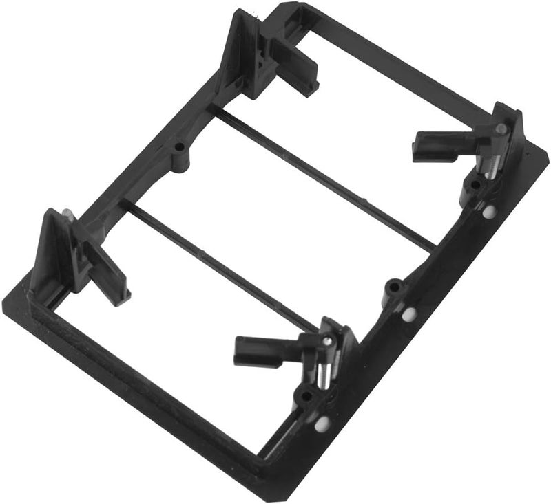 TENINYU Low Voltage Mounting Bracket (3-Gang, 2 Pack), 3-Gang Mounting Bracket [Mounting Screws Included] for Wall Plate, Black - Image 3