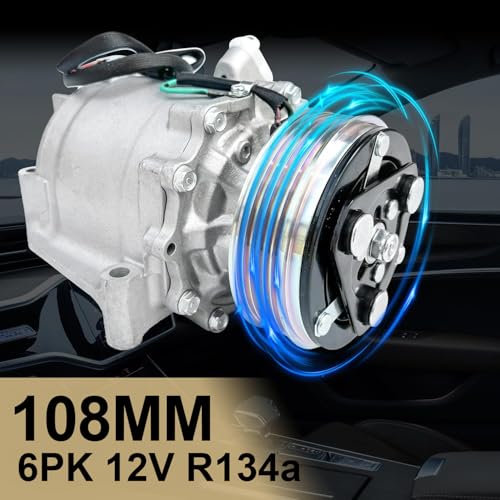 Aspligo Air Conditioner AC Compressor Fits for Honda Civic 2012-2015, Acura ILX 2013-2015, with A/C Clutch, CO9779C AC Compressor, Replaces 38810R1AA01 - Image 2