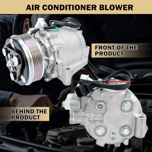 Aspligo Air Conditioner AC Compressor Fits for Honda Civic 2012-2015, Acura ILX 2013-2015, with A/C Clutch, CO9779C AC Compressor, Replaces 38810R1AA01 - Image 4
