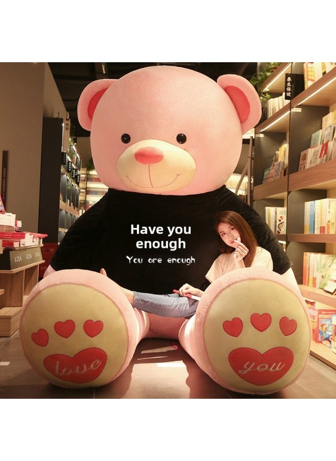 Generic Oversized Panda Doll Giant Doll Agent Pacifying Children's Birthday Plush Toy Teddy Bear Gift Wholesale-Color:Pole Sweater Pink-Iove-Height:Standard 2.6 Meters (about 34kg)  - Image 4