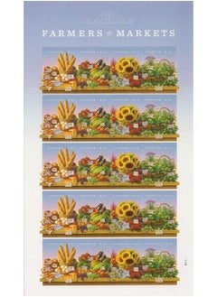 USPS Farmers Markets Sheet Of Twenty Forever Postage Stamps Scott 4915A  - Image 2