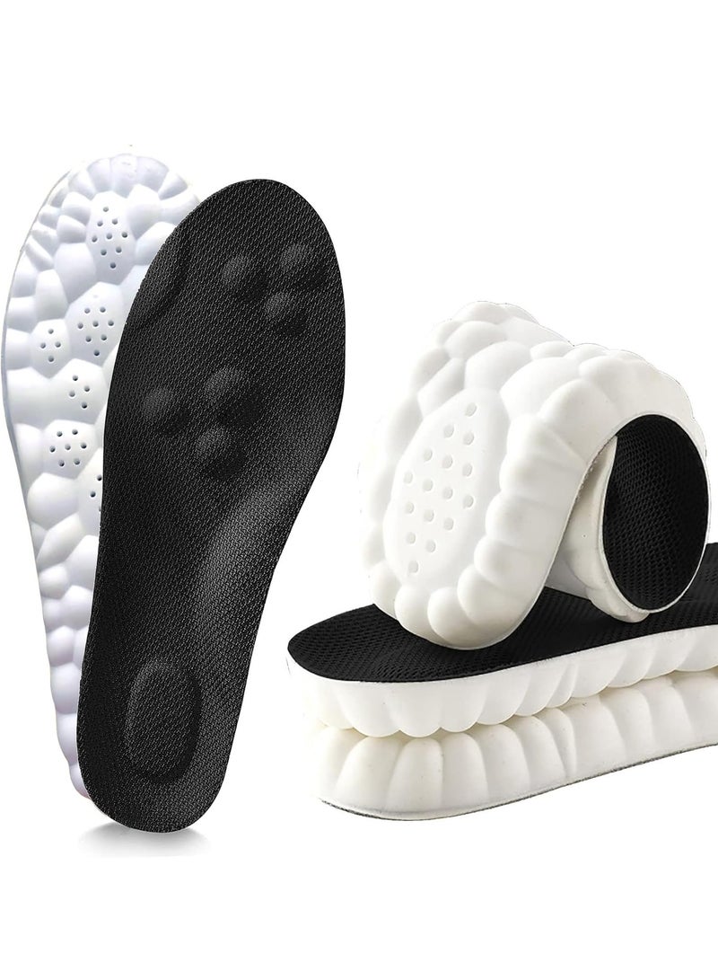 BreeJooy 4D Cloud Insoles - Anti-Fatigue, Shock Absorption, Foot Pain Relief - Women's Step Insoles - U-Shaped Memory Foam Insoles 1 Pair  - Image 1