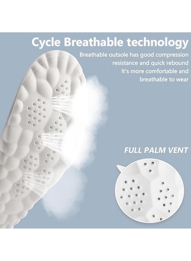 BreeJooy 4D Cloud Insoles - Anti-Fatigue, Shock Absorption, Foot Pain Relief - Women's Step Insoles - U-Shaped Memory Foam Insoles 1 Pair  - Image 4