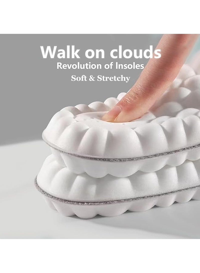 BreeJooy 4D Cloud Insoles - Anti-Fatigue, Shock Absorption, Foot Pain Relief - Women's Step Insoles - U-Shaped Memory Foam Insoles 1 Pair  - Image 3